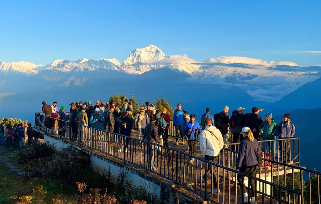 अन्नपूर्ण क्षेत्रमा दस महिनामा भित्रिए दुई लाख ४६ हजार पर्यटक