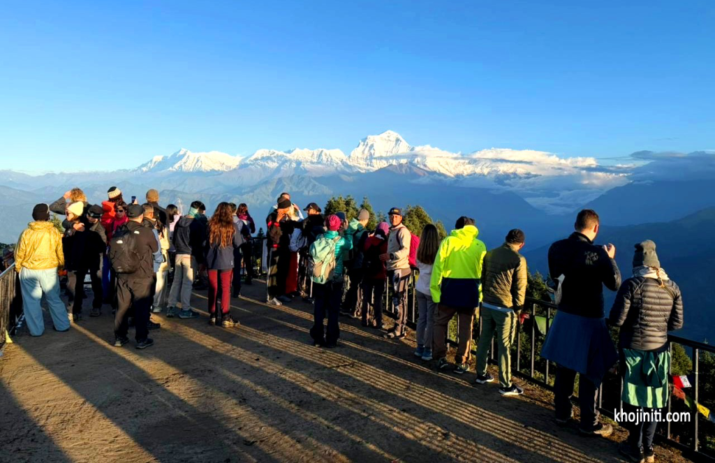 अन्नपूर्ण क्षेत्रमा ११ महिनामा भित्रिए दुई लाख ७३ हजार बढी विदेशी पर्यटक