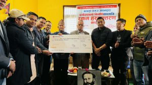 प्रयोगशाला निर्माणमा बागलुङ समाज जापानको १३ लाख ५० हजार सहयोग