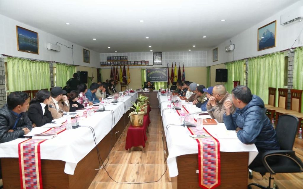 नेपाली सेनाद्वारा रक्षा संवाददातालाई अभिमुखीकरण तालिम