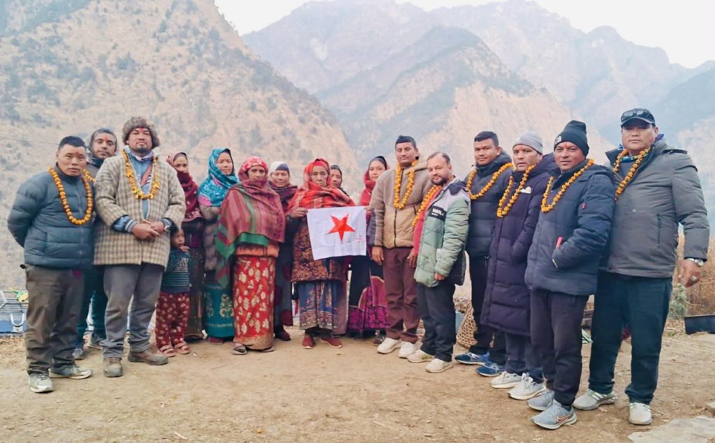 तमानखोलामा नेकपा उम्मेदवार गैरेको जनभेटघाट
