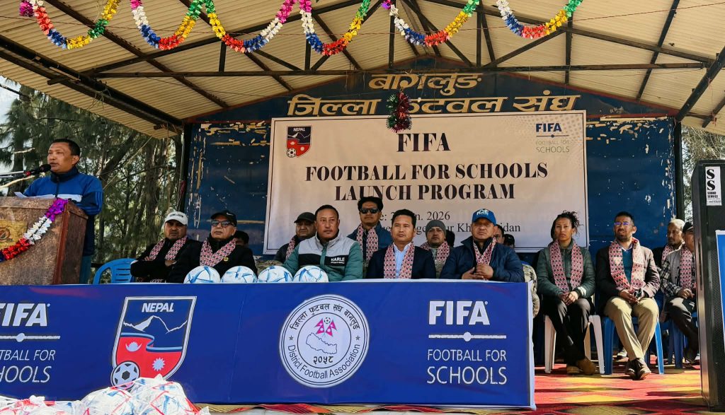 बागलुङमा ‘फिफा फुटबल फर स्कुल’ कार्यक्रम सुरू