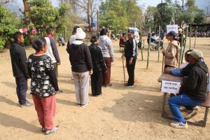 बागलुङमा नमुना मतदान अभ्यास