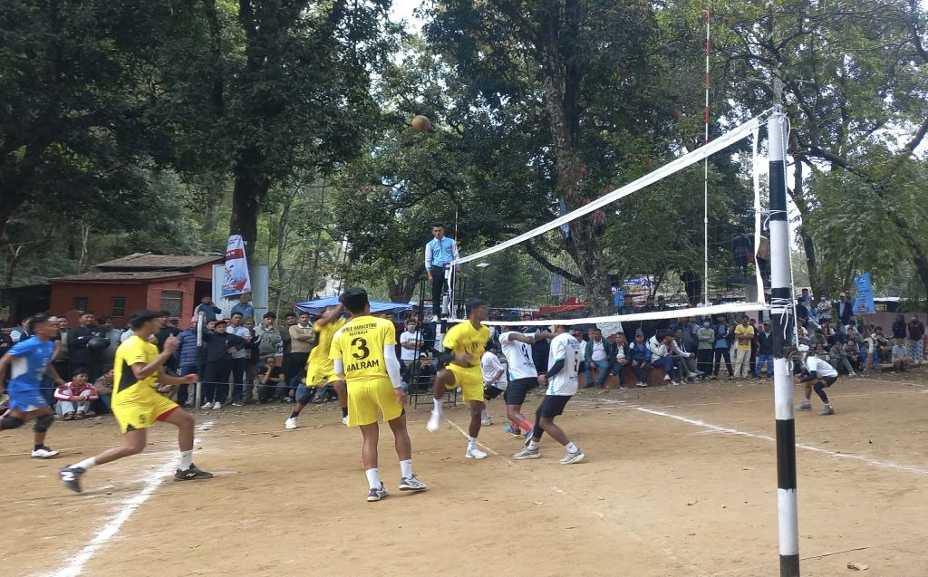 कालिका कपमा बागलुङ भलिबल र घले हार्भेस्टिङको विजयी सुरुवात