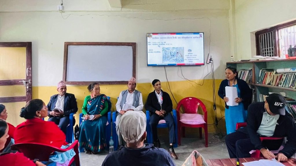 स्वस्थ जीवनशैली र मानसिक स्वास्थ्य सम्बन्धी अभिमुखीकण सम्पन्न