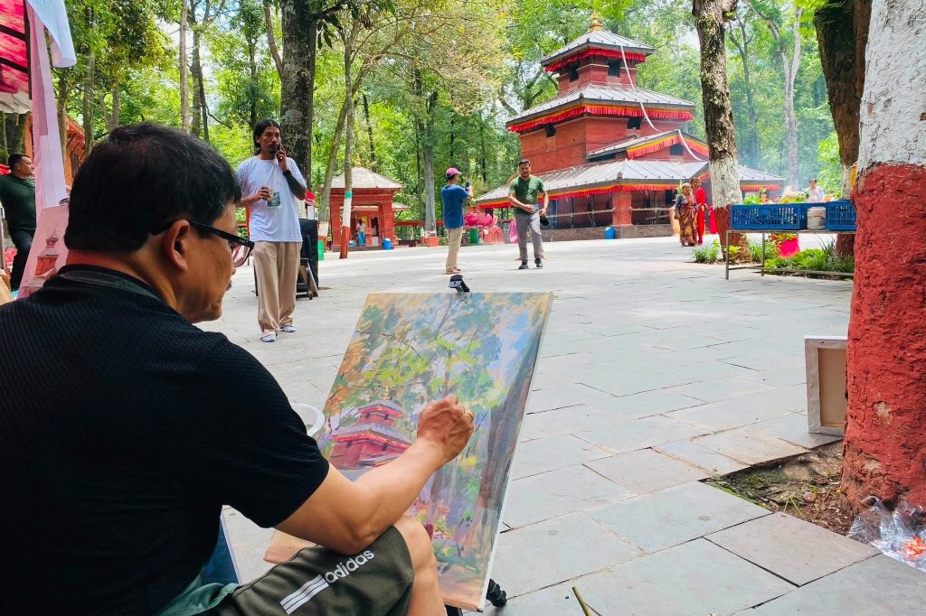 क्यानभासमा बागलुङ कालिका