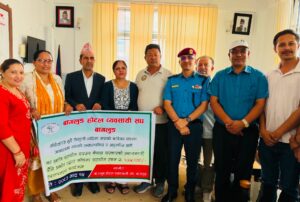 बाढी प्रभावितका लागि होटल तथा रेष्टुरेन्ट व्यवसायीको १ लाख ४५ हजार सहयोग