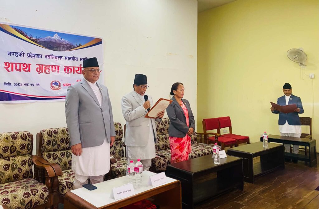गण्डकी प्रदेशको उर्जा मन्त्रीमा देवकोटा नियुक्त